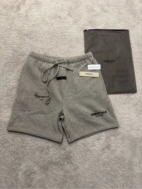 Essentials Fear Of God Dark Oat Shorts